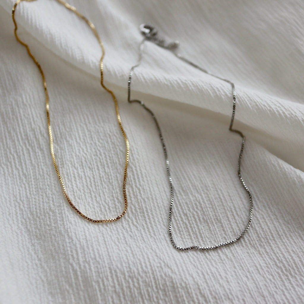 simple thin necklace - beller