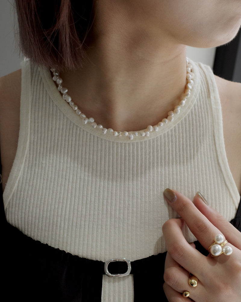 luxury shake pearl necklace