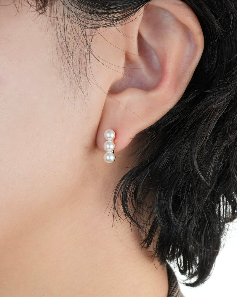 triple pearl line pierce