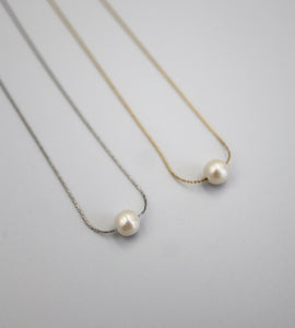 dainty pearl necklace