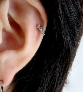 triple zir ear cuff & earring