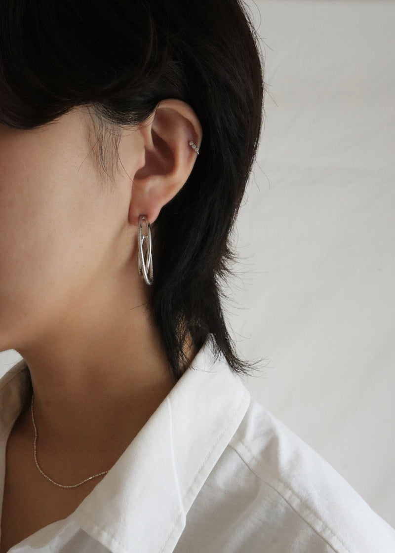 triple zir ear cuff & earring