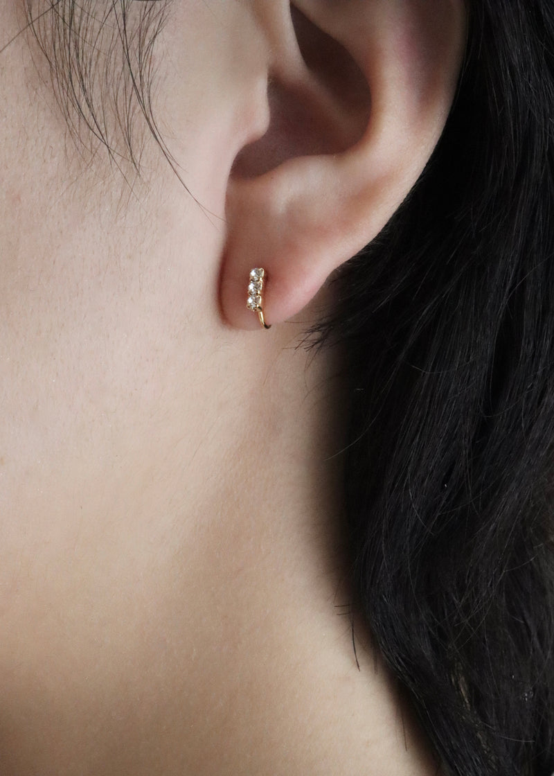 triple zir ear cuff & earring