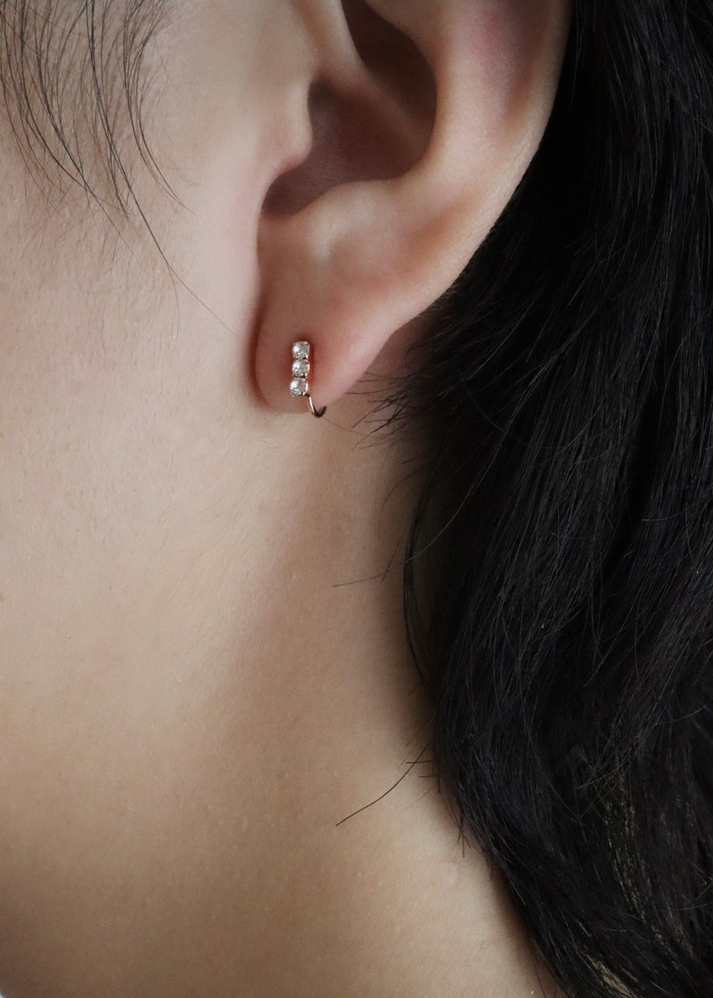 triple zir ear cuff & earring