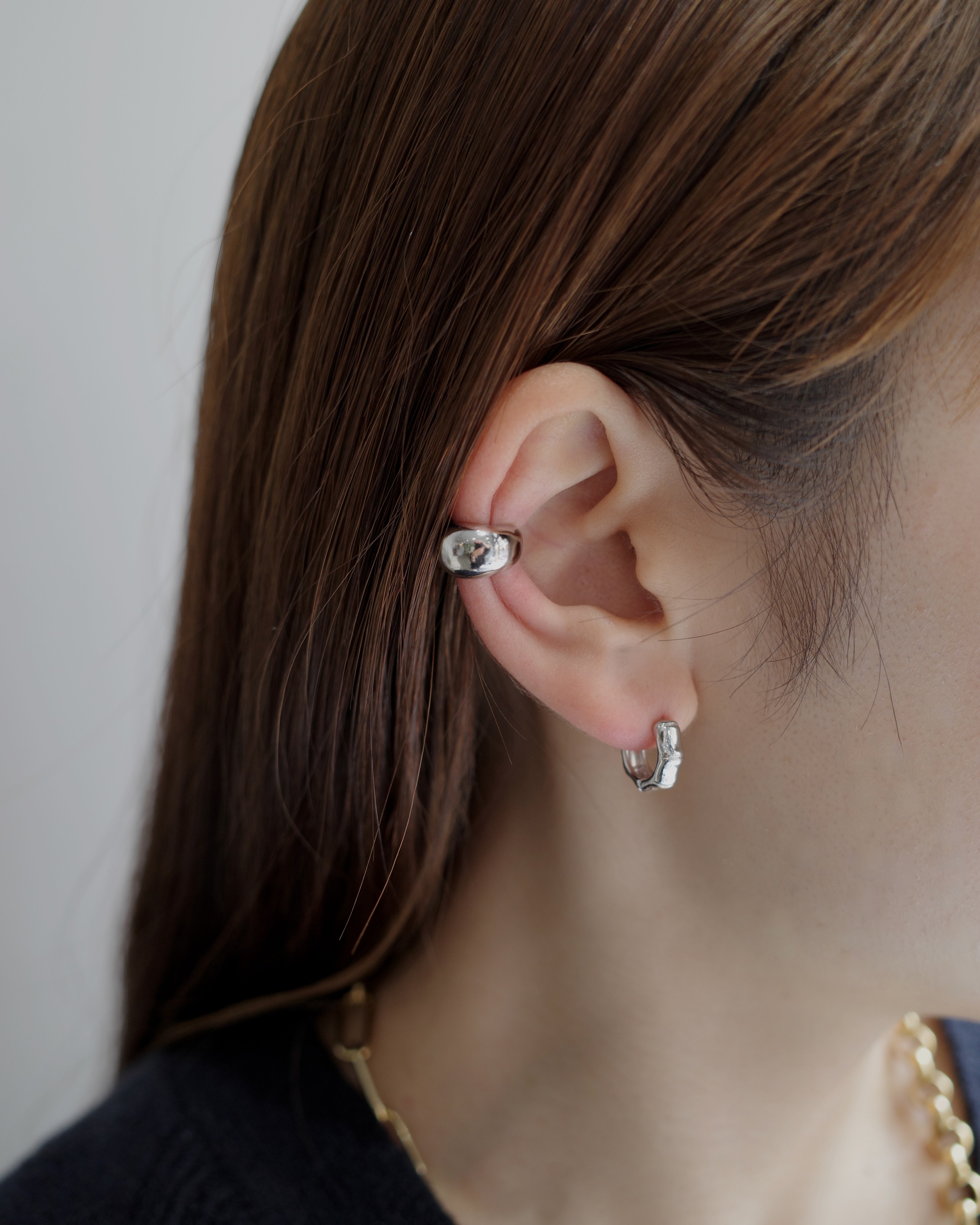 simple bubble earcuff