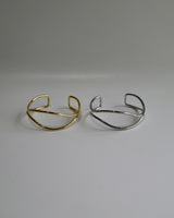 double line wave bangle