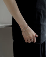 double line wave bangle