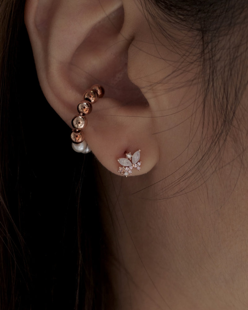 zir butterfly pierce & earring