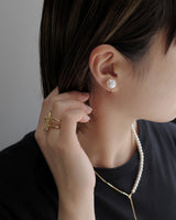 the pearl pierce & earring