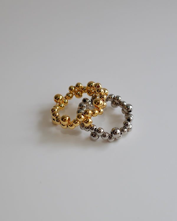 shiny beads ring