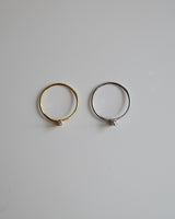 triple small pearl ring