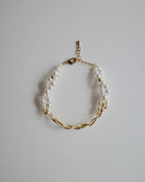 pearl & bullion bracelet