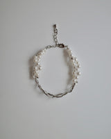 pearl & bullion bracelet