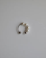 small half paerl ear cuff