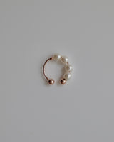 small half paerl ear cuff