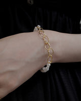 pearl & bullion bracelet