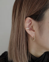 small half paerl ear cuff