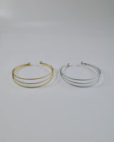 triple thin line bangle