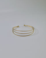 triple thin line bangle