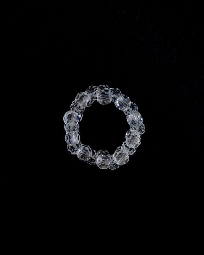 crystal beads ring