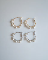 pearl hoop pierce