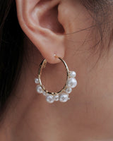 pearl hoop pierce