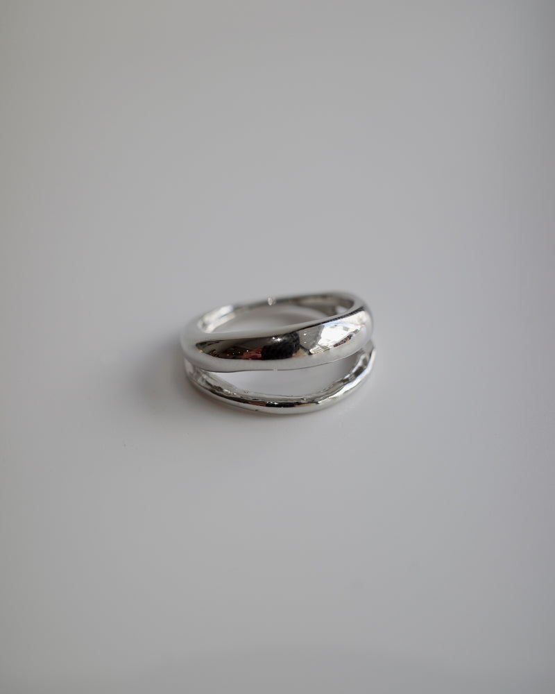 double line pinkie ring