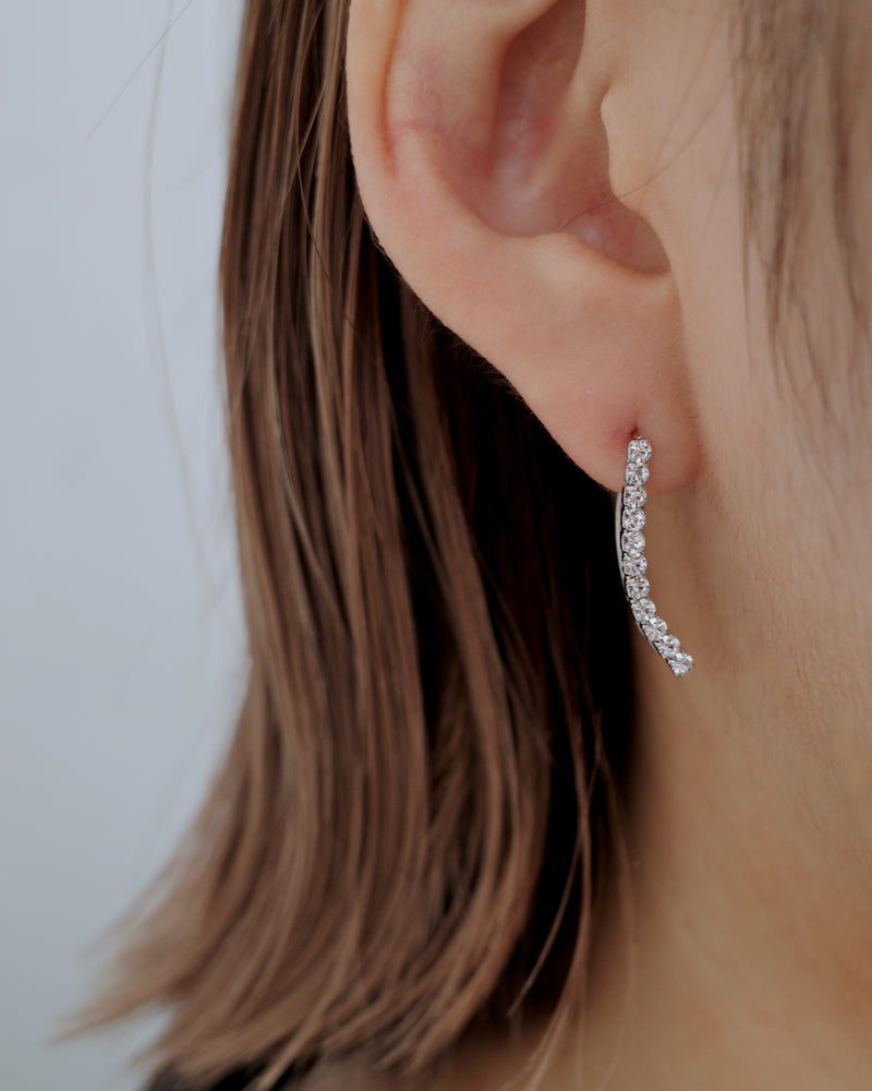 zir curve pierce ＆ earring