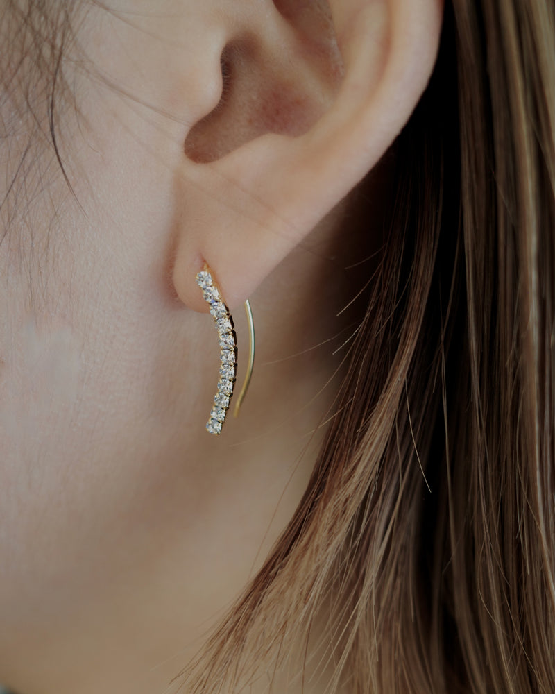 zir curve pierce ＆ earring