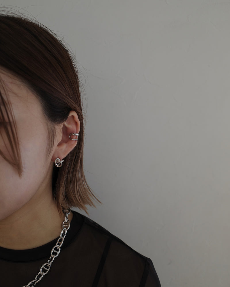 simple double line ear cuff