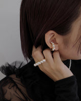 portion pearl ear cuff