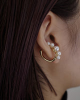 portion pearl ear cuff