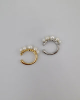 portion pearl ear cuff