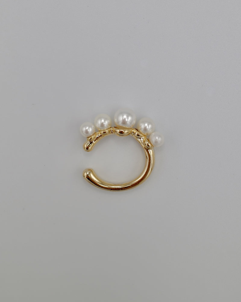 portion pearl ear cuff