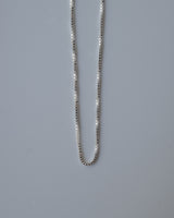 simple chain necklace (silver925)