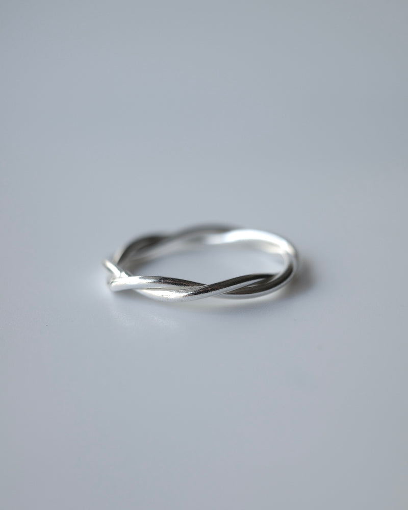 huge rope ring (silver925)