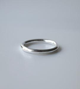 simple huge ring (silver925)