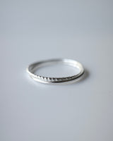 double line ring (silver925)