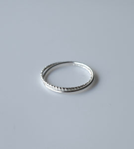 double line ring (silver925)