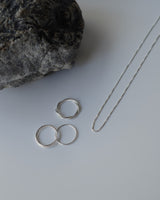 simple chain necklace (silver925)