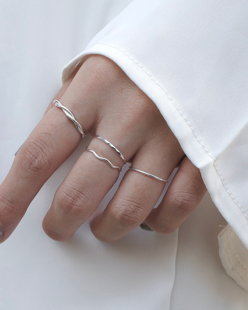 simple cut ring (silver925)