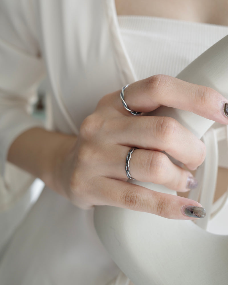 courage cross ring (silver925)