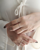 simple line ring (silver925)