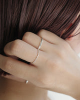 thin rope ring (silver925)