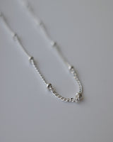 equally ball necklace (silver925)