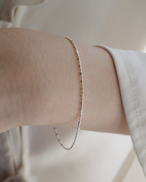 reflection chain bracelet (silver925)