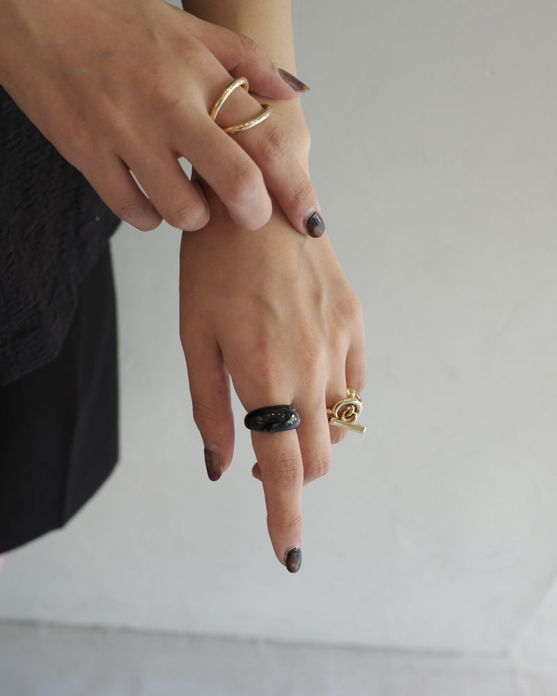 plump marble ring