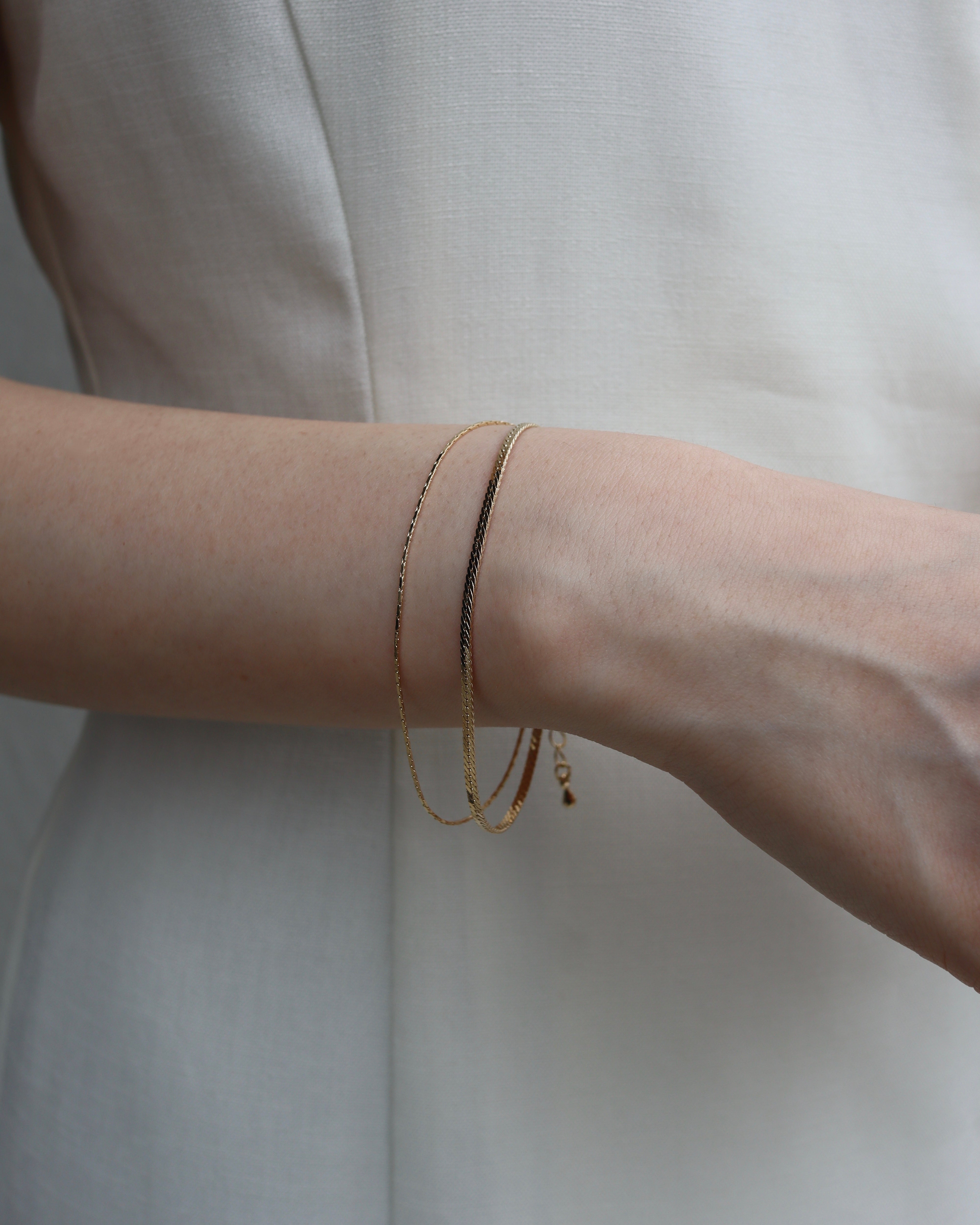 double thin line bracelet - beller