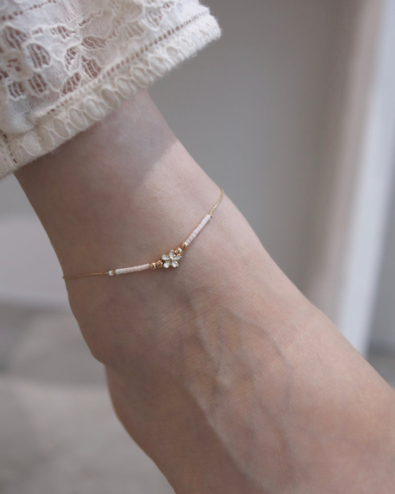 little flower anklet