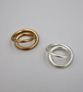 matte double stroke ring